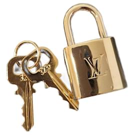 Portachiavi Louis Vuitton Cadenas Oro Metallo