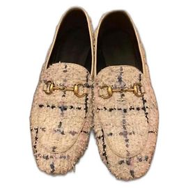 Gucci Mocassino romantico in tweed mirò