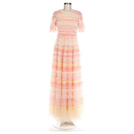 Needle & Thread Luella Rüschen Maxikleid Rosa