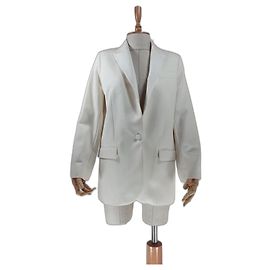 Zadig & Voltaire Blazer aus Wolle Elfenbein