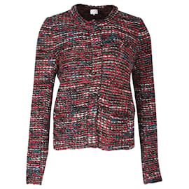 Giacca Iro Carene Tweed in Acrilico Multicolor e Lana
