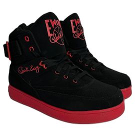 Sneakers Patrick Ewing Nere Rosse Pelle Sintetico