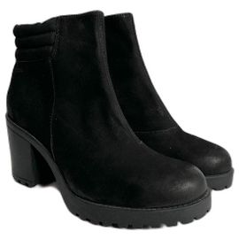 Vagabond Stiefeletten aus schwarzem Leder