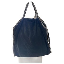 Stella Mc Cartney Borsa Stella McCartney Falabella Nera Argento