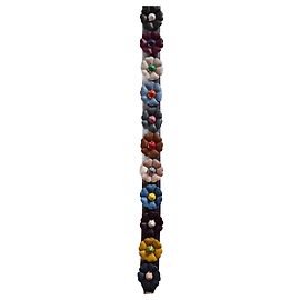 Fendi Cove Leather Handle with Multicolored Flowers