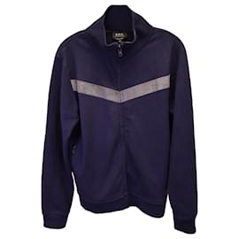 Apc UN.P.C. Giacca Track Jessy in cotone Blu Navy