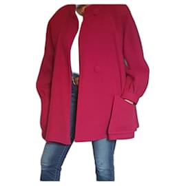 Gabardina de lana Tiddstrand Fucsia - Autre Marque