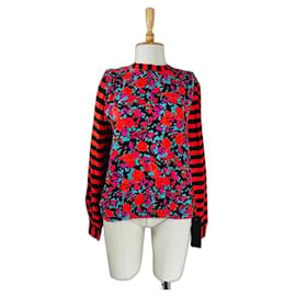 Mads Norgaard Brasca Bluse Super Flower Viscose