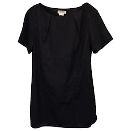 Acne Studios Kurzarm-Top aus schwarzem Polyester