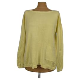 Maglia gialla in cotone e rayon - Autre Marque