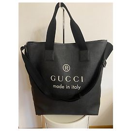 Borsa Tote Gucci in Tela Nera
