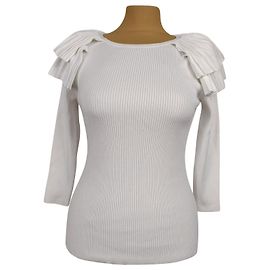 Karen Millen Strickware Weiß Viscose M