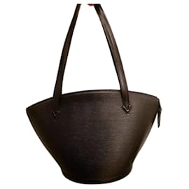 Borsa Louis Vuitton St Jacques in pelle epi nera