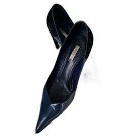 Louis Vuitton Pumps aus Lammleder Schwarz Dunkelblau