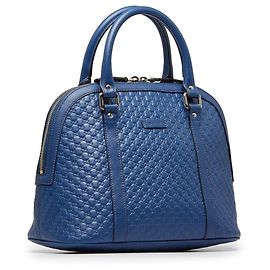 Bolso de mano Gucci en cuero azul