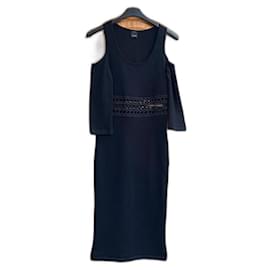 Pinko Kleid in Schwarz aus Polyamid