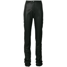 Schwarze Skinny-Hose aus Wolle von Romeo Gigli