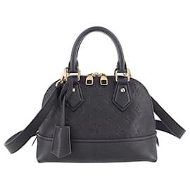 Louis Vuitton Schwarzes Monogramm Empreinte Neo Alma BB
