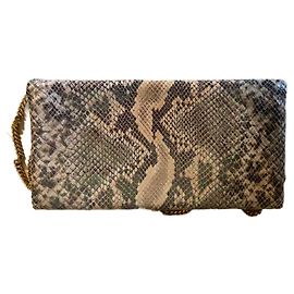 Stella Mc Cartney Bolso de Mano Stella McCartney Dorado Motivo Python