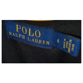 Chaqueta acampanada Polo Ralph Lauren de algodón azul oscuro
