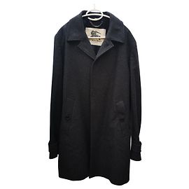 Burberry Prorsum Grey Wool Coat Men