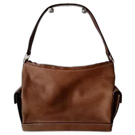 Borsa a mano Carolina Herrera in pelle di vitello Sand