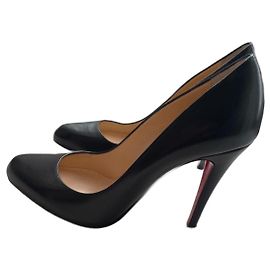 Décolleté Christian Louboutin in pelle nera taglia 37