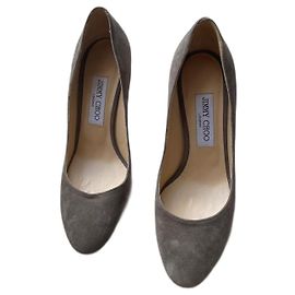 Jimmy Choo Pumps Wildleder Dunkelgrau