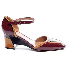 Décolleté Mary Jane Marni in pelle marrone