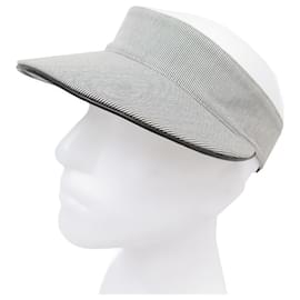 CASQUETTE MOTSCH POUR HERMES VISIERE TAILLE 57 A RAYURES BICOLORE VISIOR CAP - Autre Marque