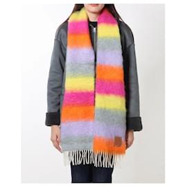 Sciarpa Loewe Anagram lana e mohair multicolore