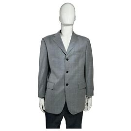 Giacca blazer Ermenegildo Zegna x Giorgio Ferri in lana grigia