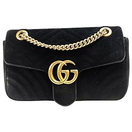 Gucci GG Marmont Piccolo Velluto Nero