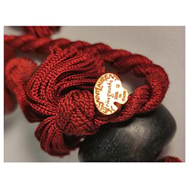 Collier Yves Saint Laurent en Bois et Ambre