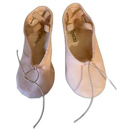 Pantofole da danza Repetto in cotone rosa per bambina