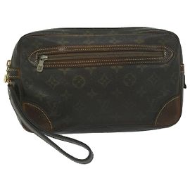 Pochette LOUIS VUITTON con monogramma Marly Dragonne GM M51825 LV Aut 61213