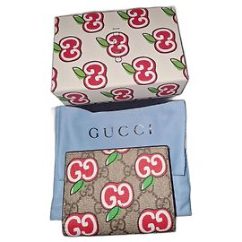Gucci Supreme Call Beige Cloth Purse