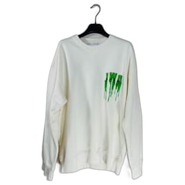JW Anderson Slime Sweatshirt Weiß Baumwolle
