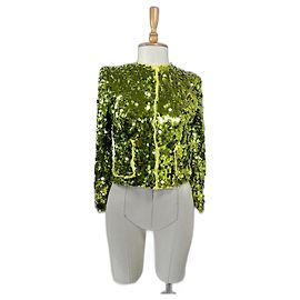 Autre Marque Blazer con paillettes Grazia Bagnaresi Verde
