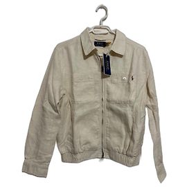 Chaqueta de lino Polo Ralph Lauren Blanco Beige