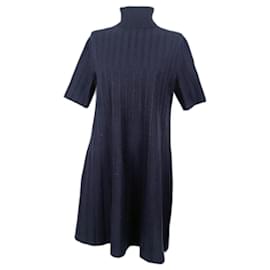 Cos Schwarzer Strick aus Wolle S