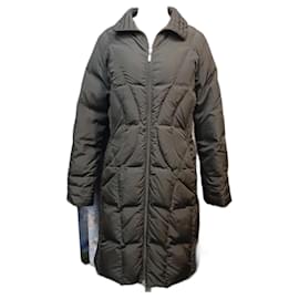 Moncler Chaqueta Larga Acolchada Negra