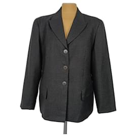 Chaqueta Max Mara de lana gris