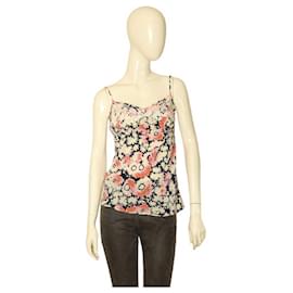 Paul & Joe Seiden Cami Top Floral Mehrfarbig Ärmellose Bluse