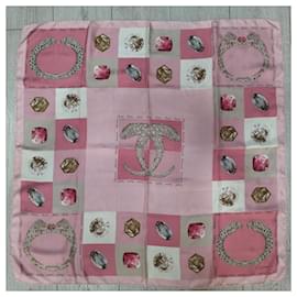 Sciarpa in seta Cartier Rosa 90x90cm