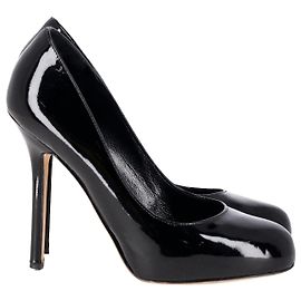 Décolleté Sergio Rossi con tacco alto in vernice nera
