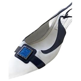 Sandali Loewe in pelle nero bianco blu