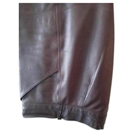 Pantaloni con scollatura profonda in agnello / Pantaloni in pelle dip pelle di agnello - Givenchy