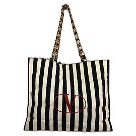 Borsa Valentino bianca in tessuto