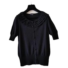 Fendi Weste Schwarz aus Wolle